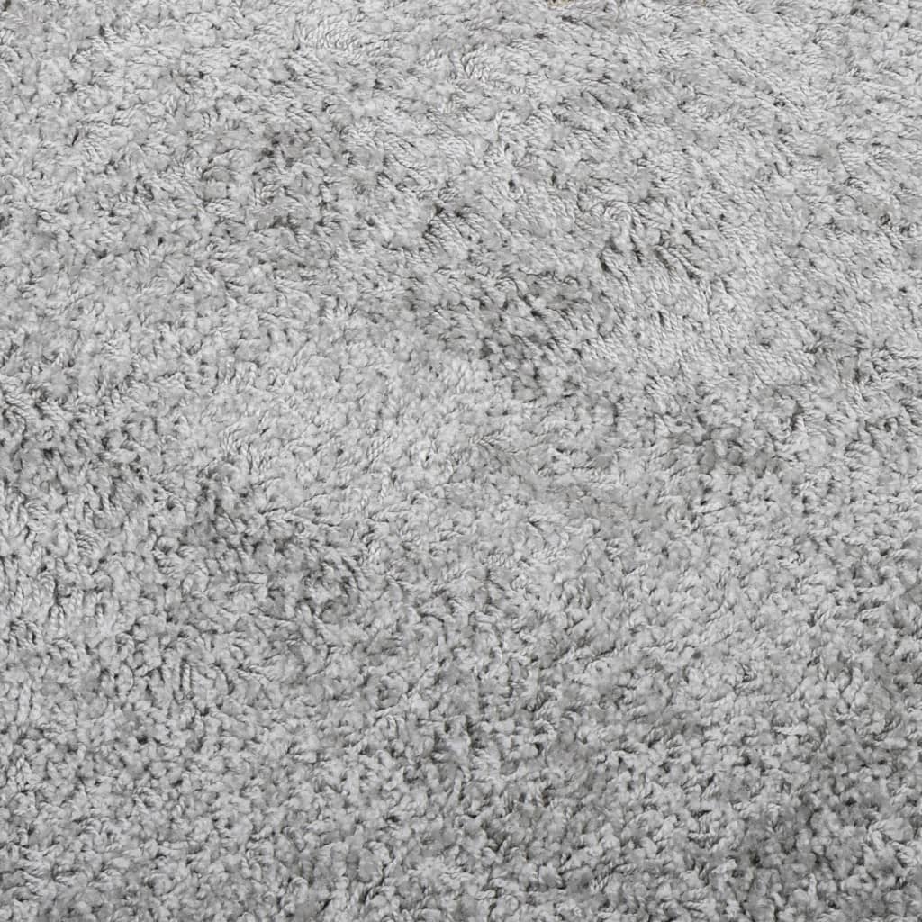 vidaXL Tapis shaggy à poils longs moderne gris 80x200 cm