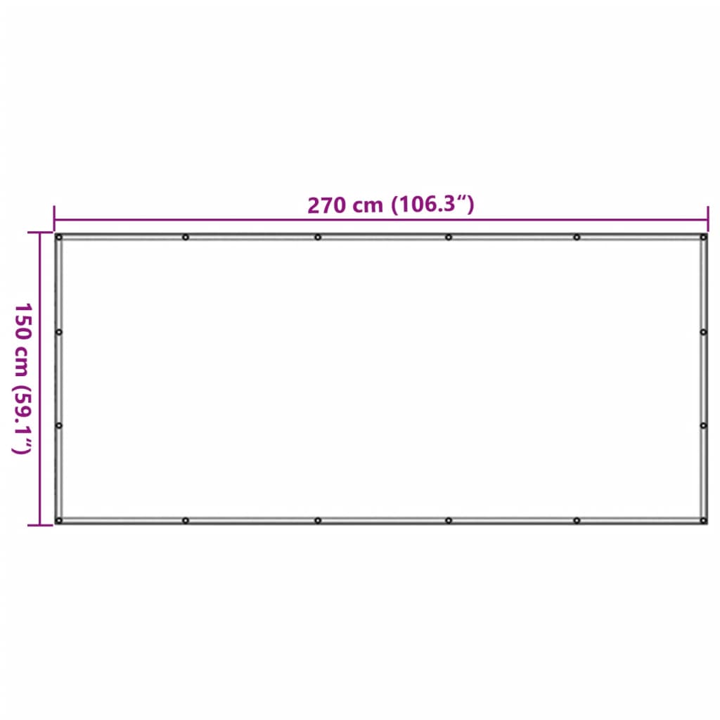 vidaXL Filet pour remorque vert 1,5x2,7 m PEHD