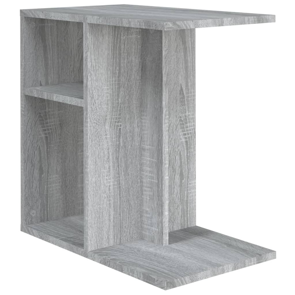 vidaXL Table d'appoint Sonoma gris 50x30x50 cm Bois d'ingénierie
