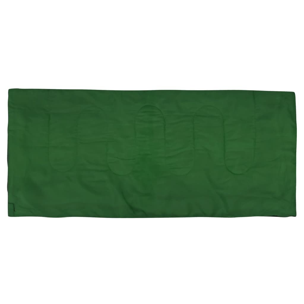 vidaXL Sac de couchage léger enveloppe pour enfants Vert 670 g 15°C