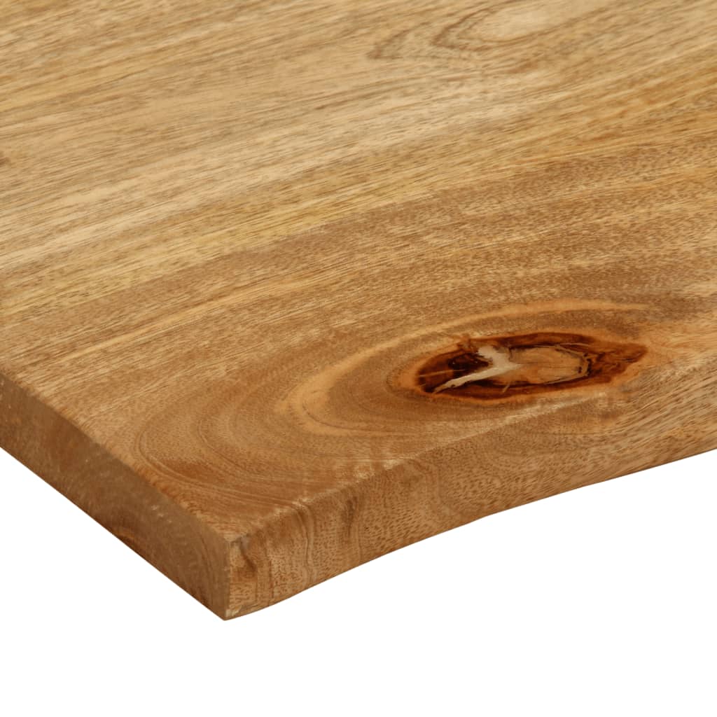 vidaXL Dessus de table à bord vivant 40x40x2,5 cm bois massif manguier