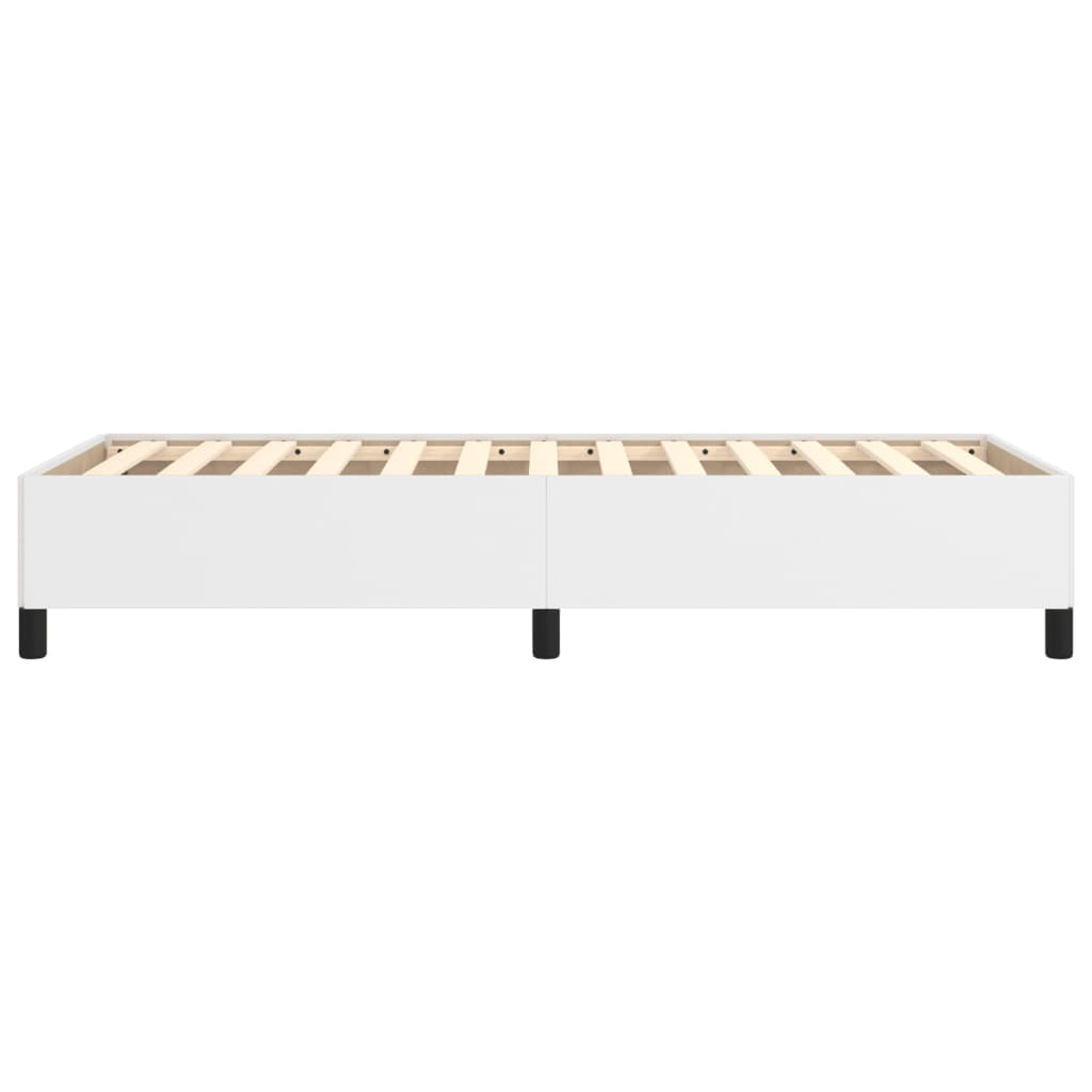 vidaXL Cadre de lit sans matelas blanc 90x190 cm similicuir