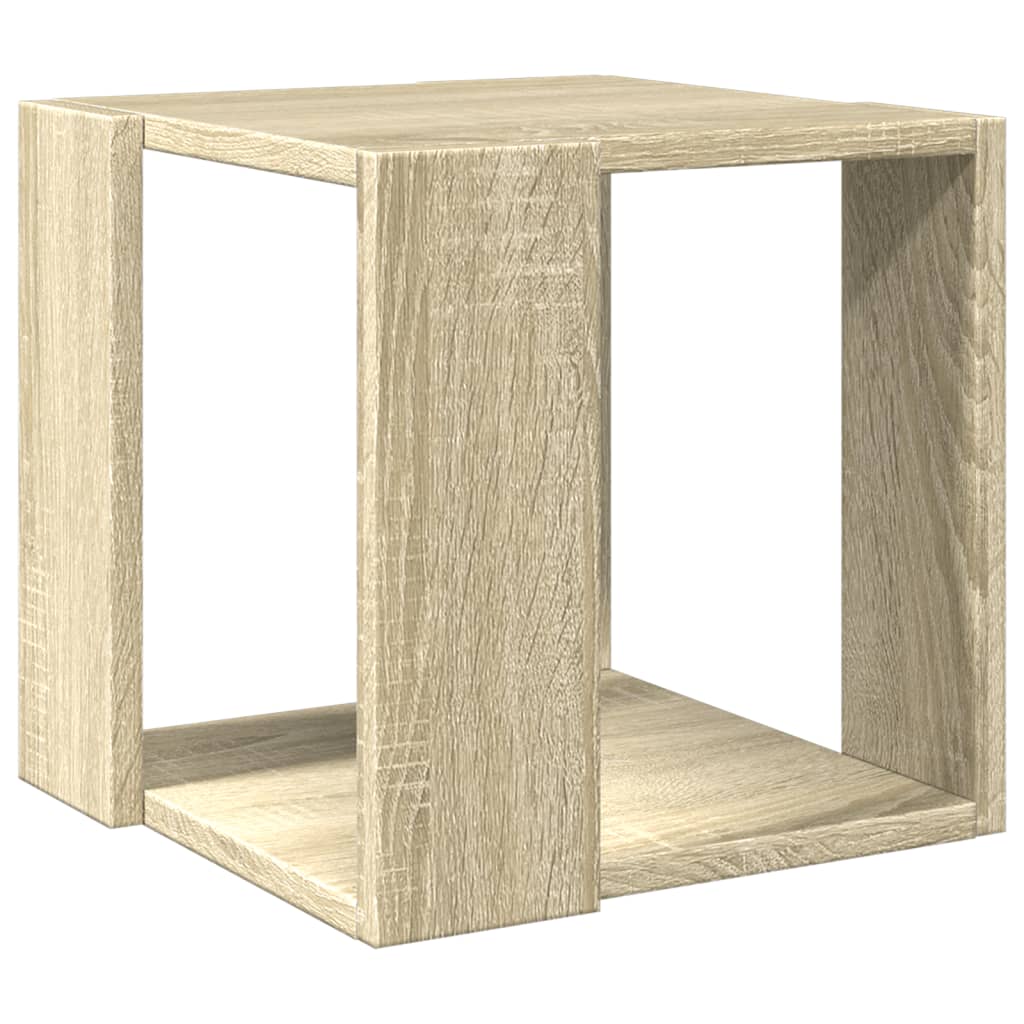 vidaXL Table basse chêne sonoma 32x32x30 cm bois d'ingénierie