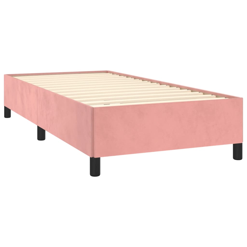 vidaXL Cadre de lit Rose 80x200 cm Velours