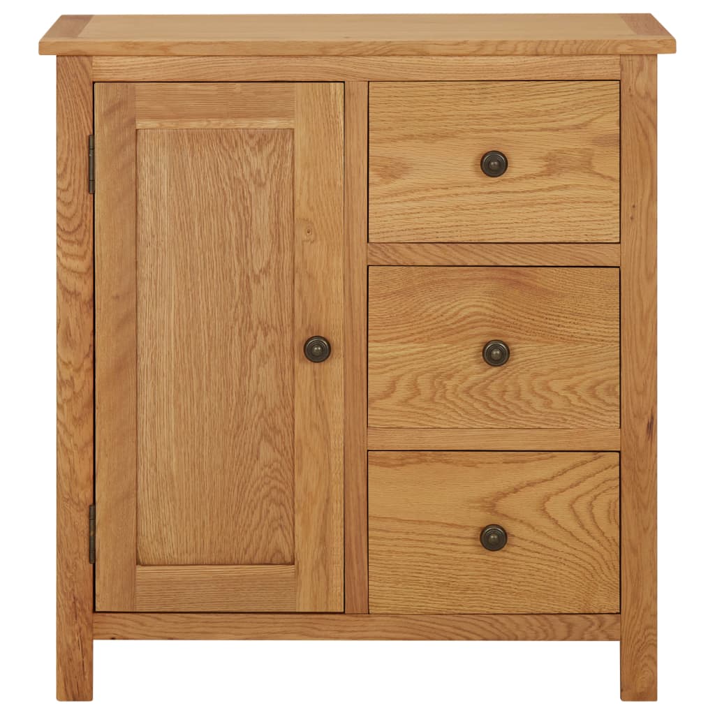 vidaXL Armoire 70x35x75 cm Bois de chêne massif