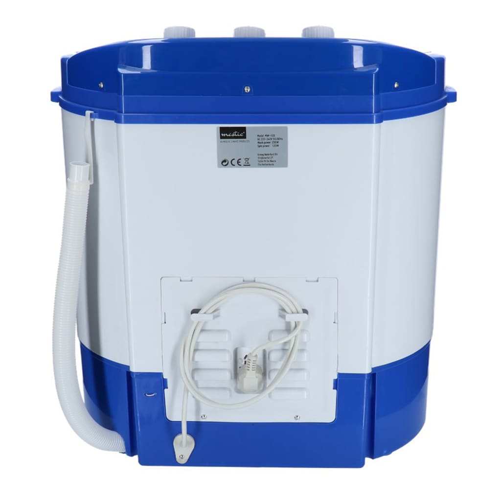 Mestic Lave-linge portable 2 en 1 MW-120 Bleu et blanc 250 W