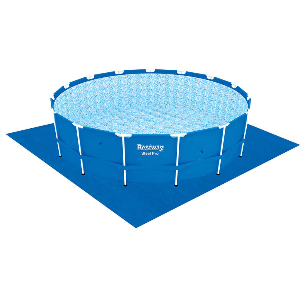 Bestway Jeu de piscine avec cadre en acier rond 457x122 cm 56438