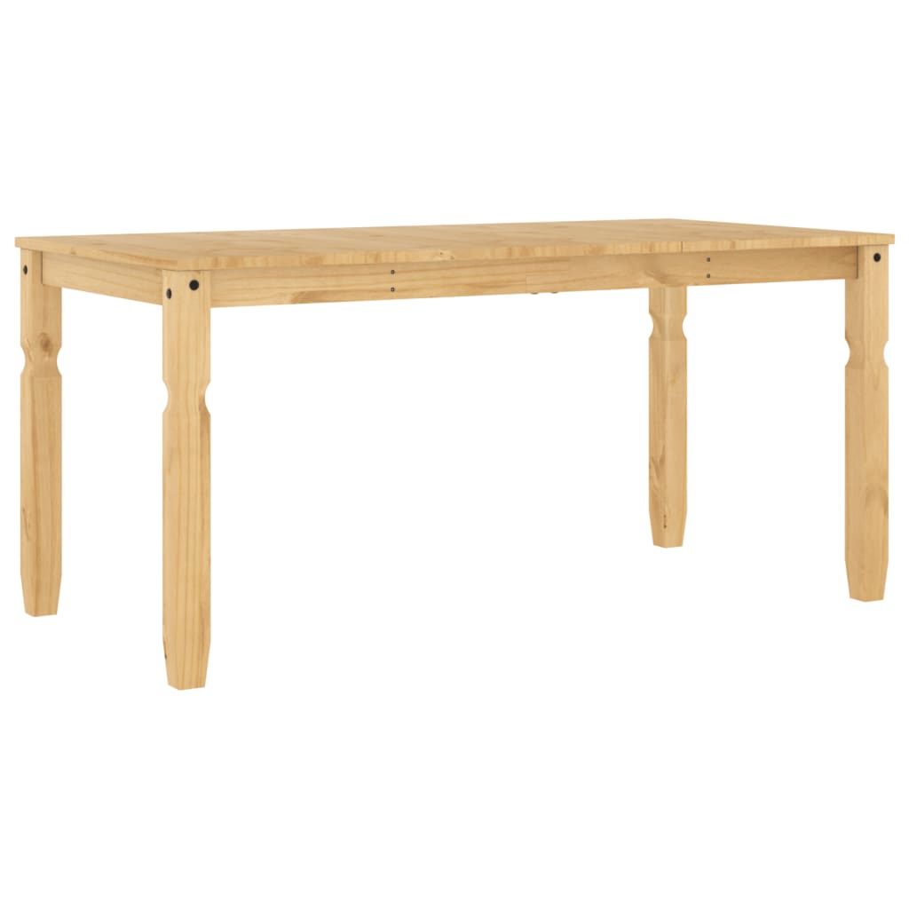 vidaXL Table à manger Corona 160x80x75 cm bois massif de pin