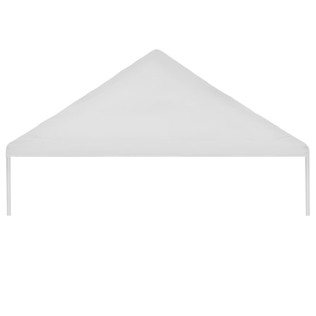 vidaXL Toit de tente de réception 5 x 10 m Blanc