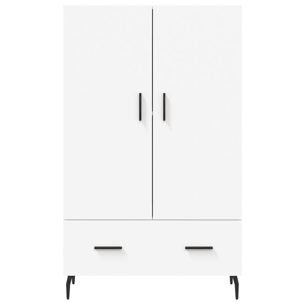 vidaXL Buffet haut blanc 69,5x31x115 cm bois d'ingénierie