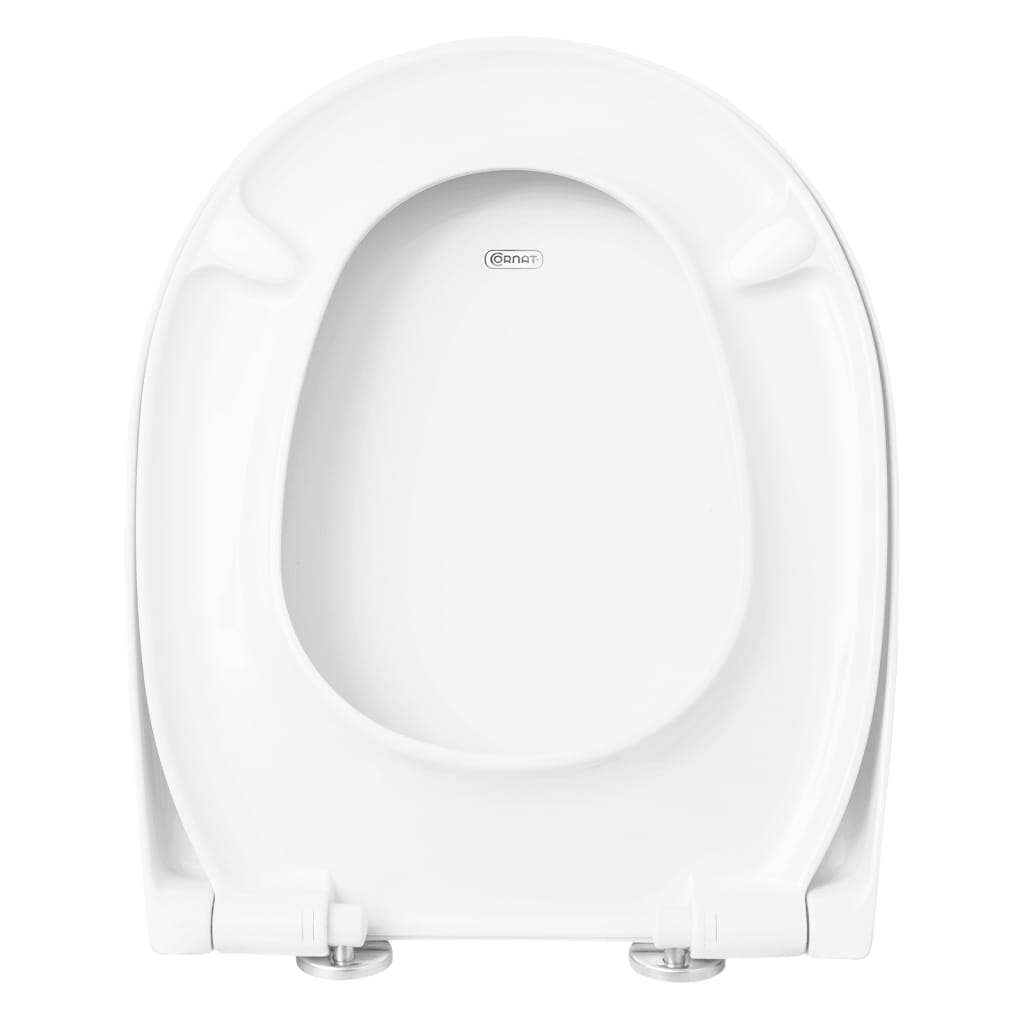 CORNAT Siège de toilette avec fermeture en douceur PREMIUM 6 blanc