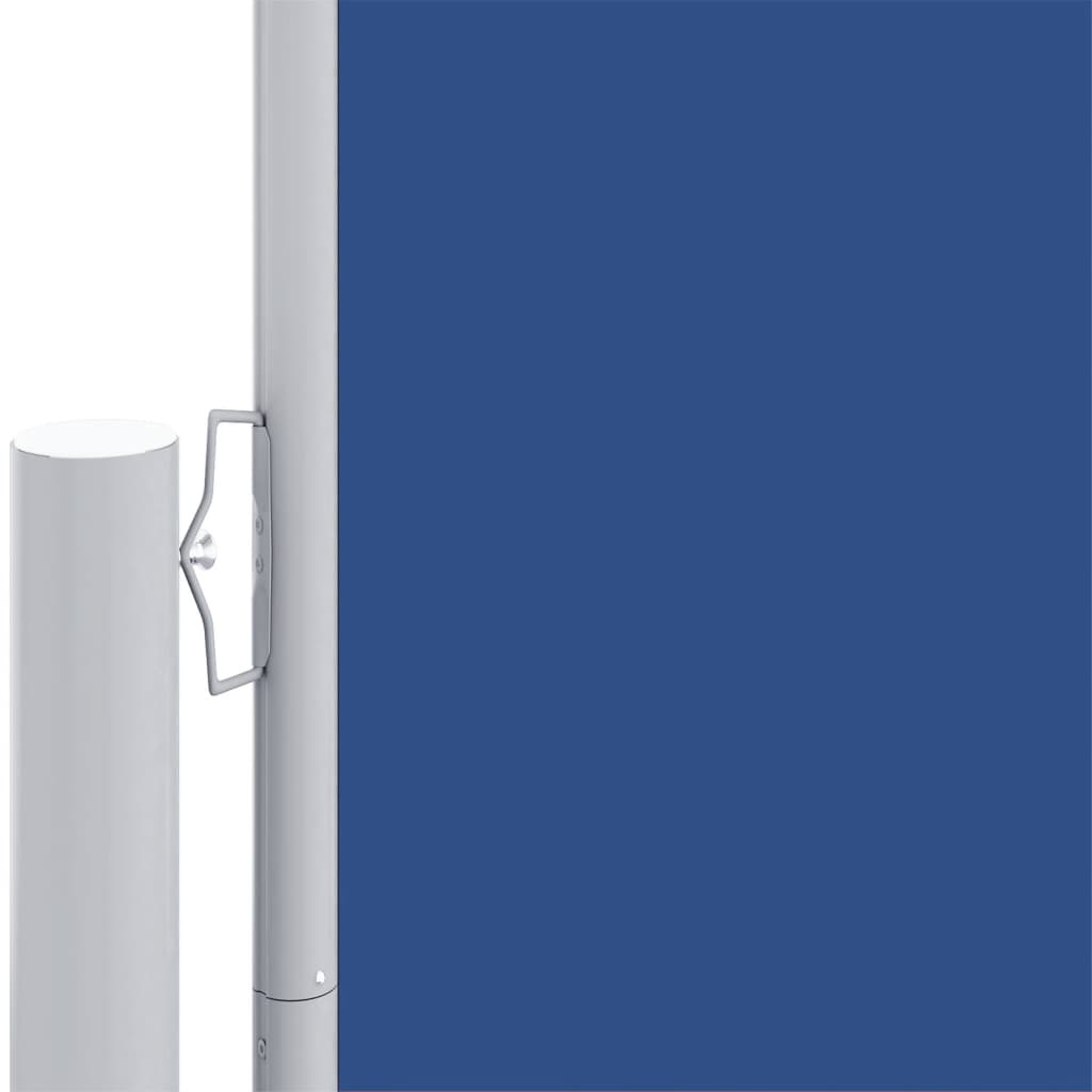 vidaXL Auvent latéral rétractable Bleu 180x1200 cm