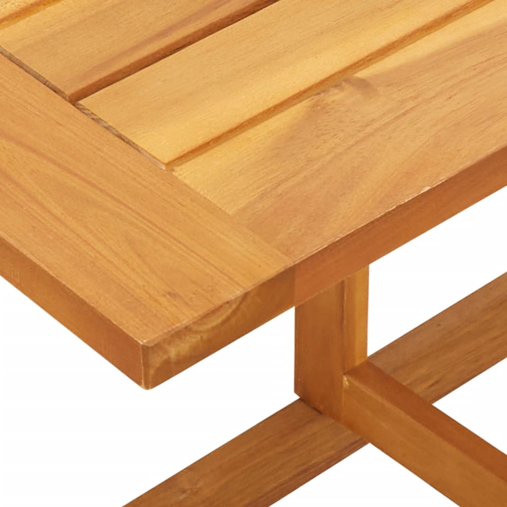 vidaXL Table pliable de balcon 90x60x72 cm bois d'acacia solide