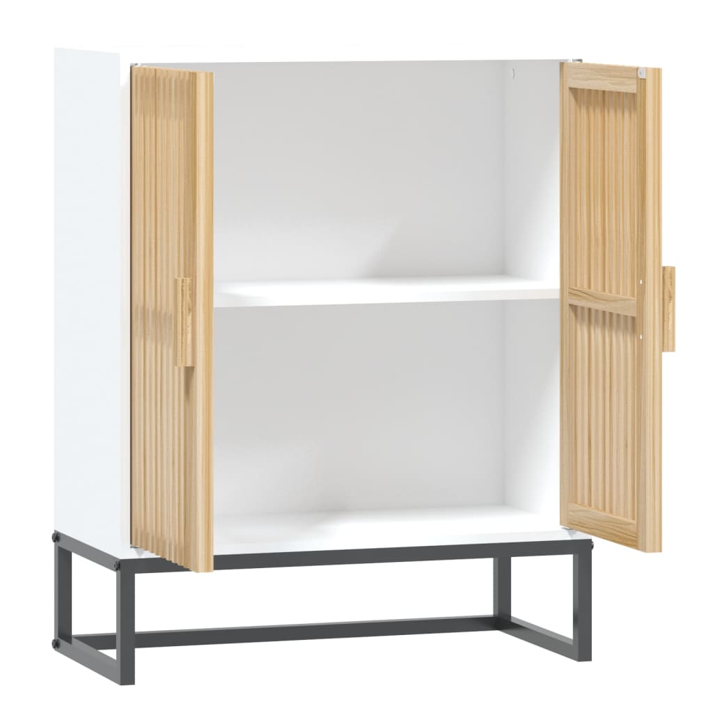 vidaXL Buffet blanc 60x30x75 cm bois d'ingénierie