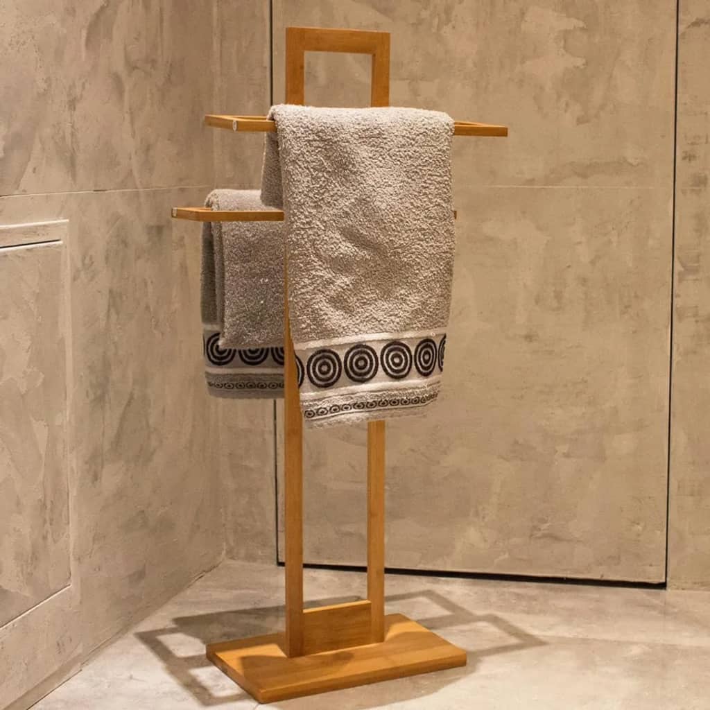 Bathroom Solutions Porte-serviettes Bambou 38x32,5x70 cm