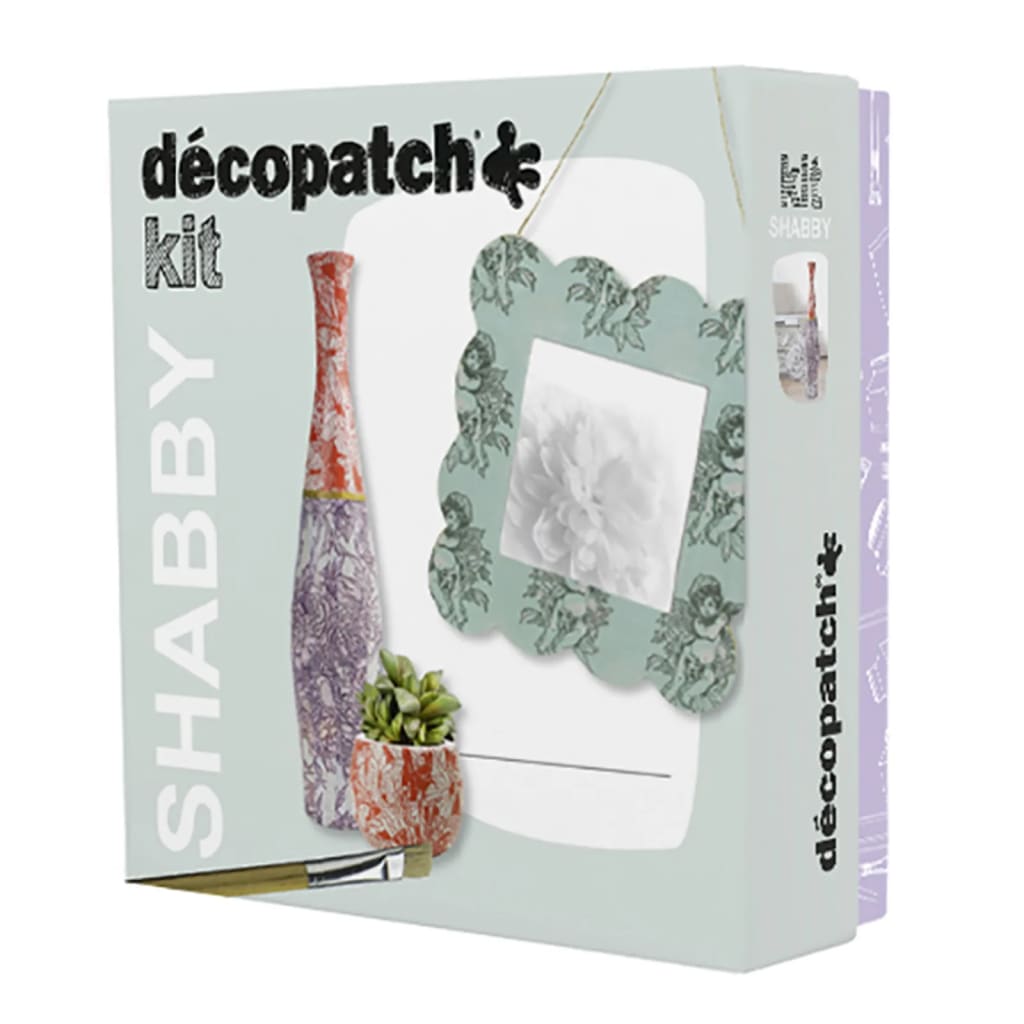 Decopatch Boîte créative Decopatch Shabby Kit