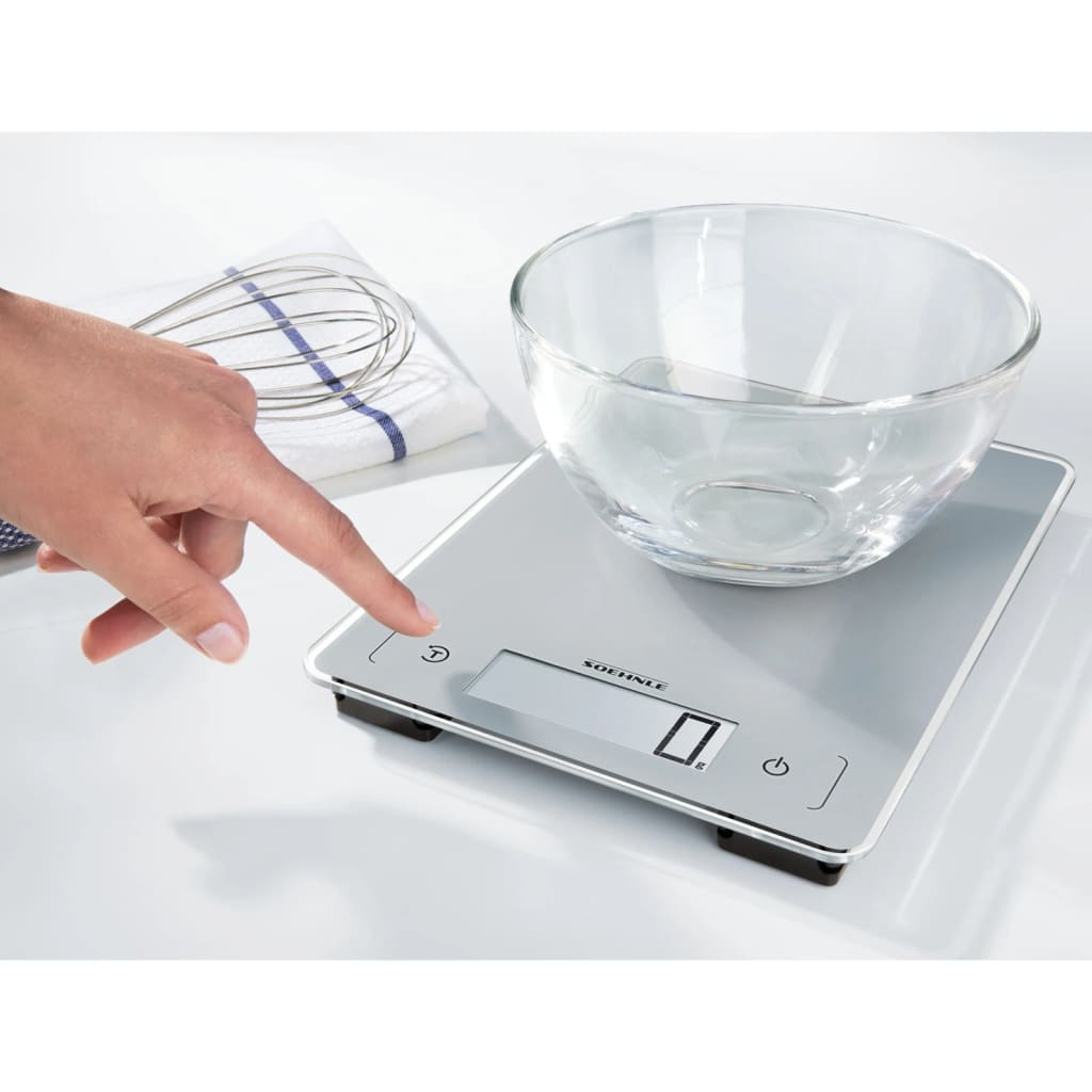Soehnle Balance de cuisine numérique Page Aqua Proof 10 kg Argenté