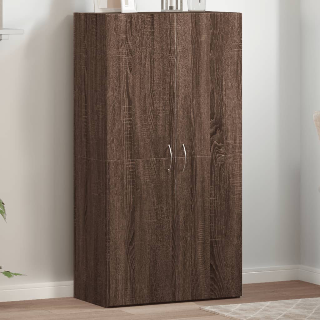 vidaXL Armoire de classement chêne marron 60x32x115 cm bois ingénierie