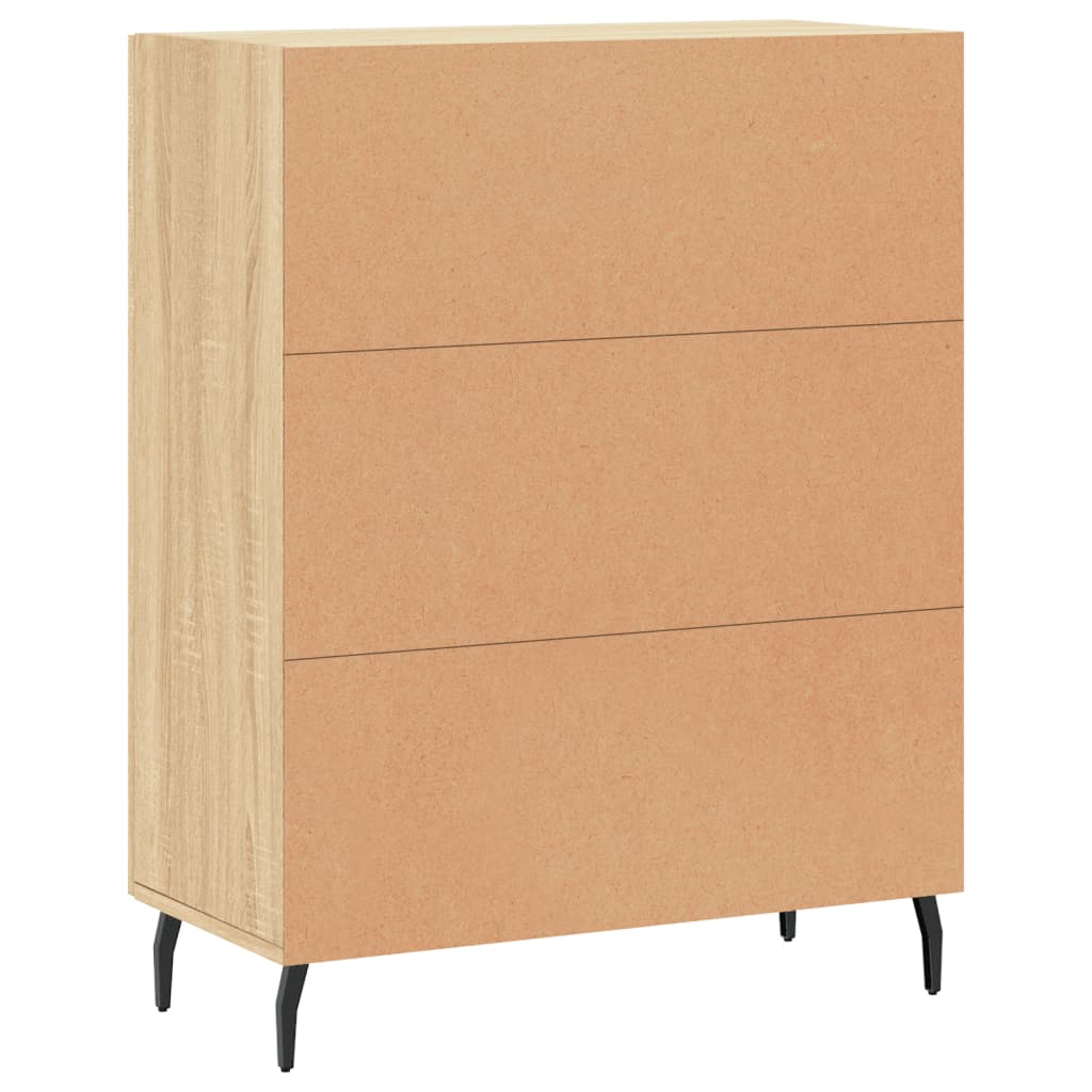 vidaXL Buffet chêne sonoma 69,5x34x90 cm bois d'ingénierie