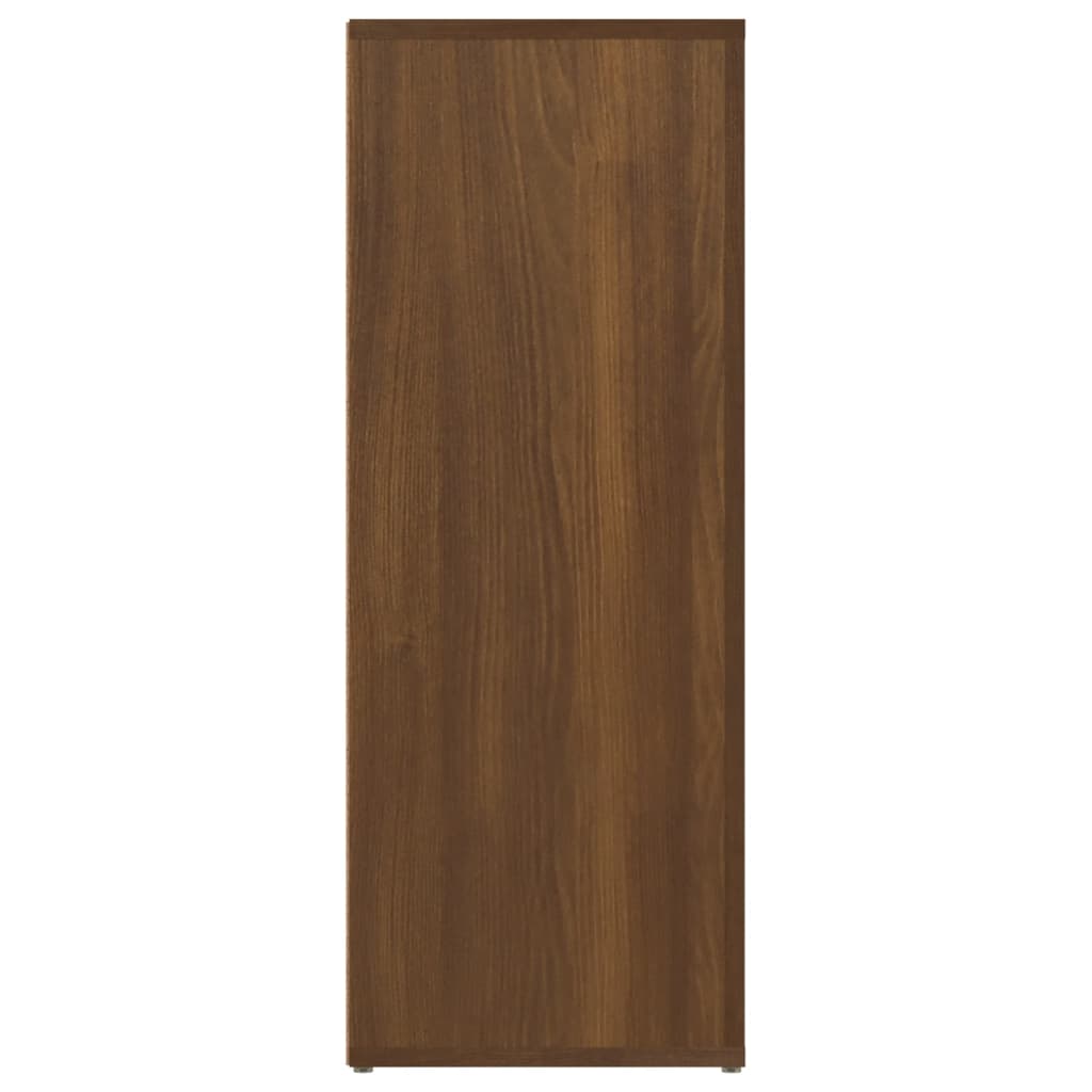 vidaXL Buffet Chêne marron 80x30x80 cm Bois d'ingénierie