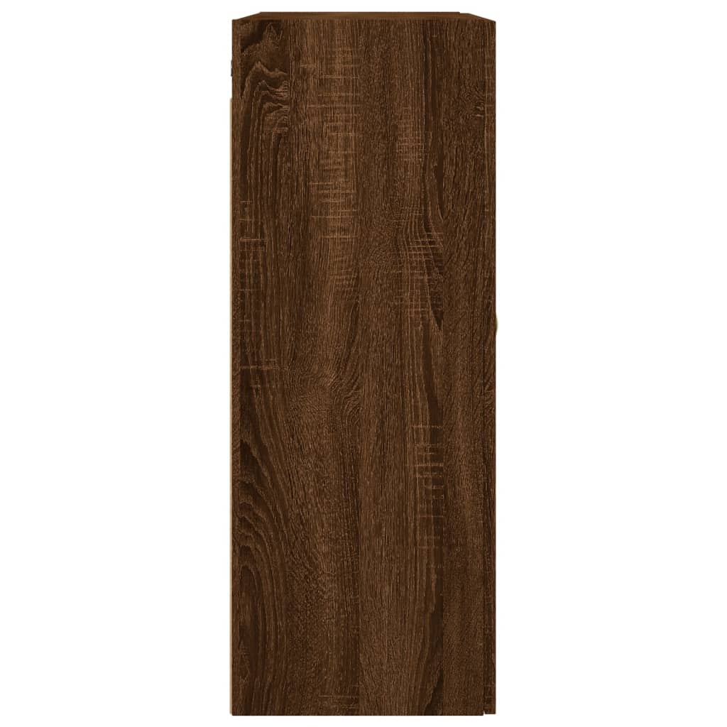 vidaXL Armoire murale chêne marron 69,5x34x90 cm