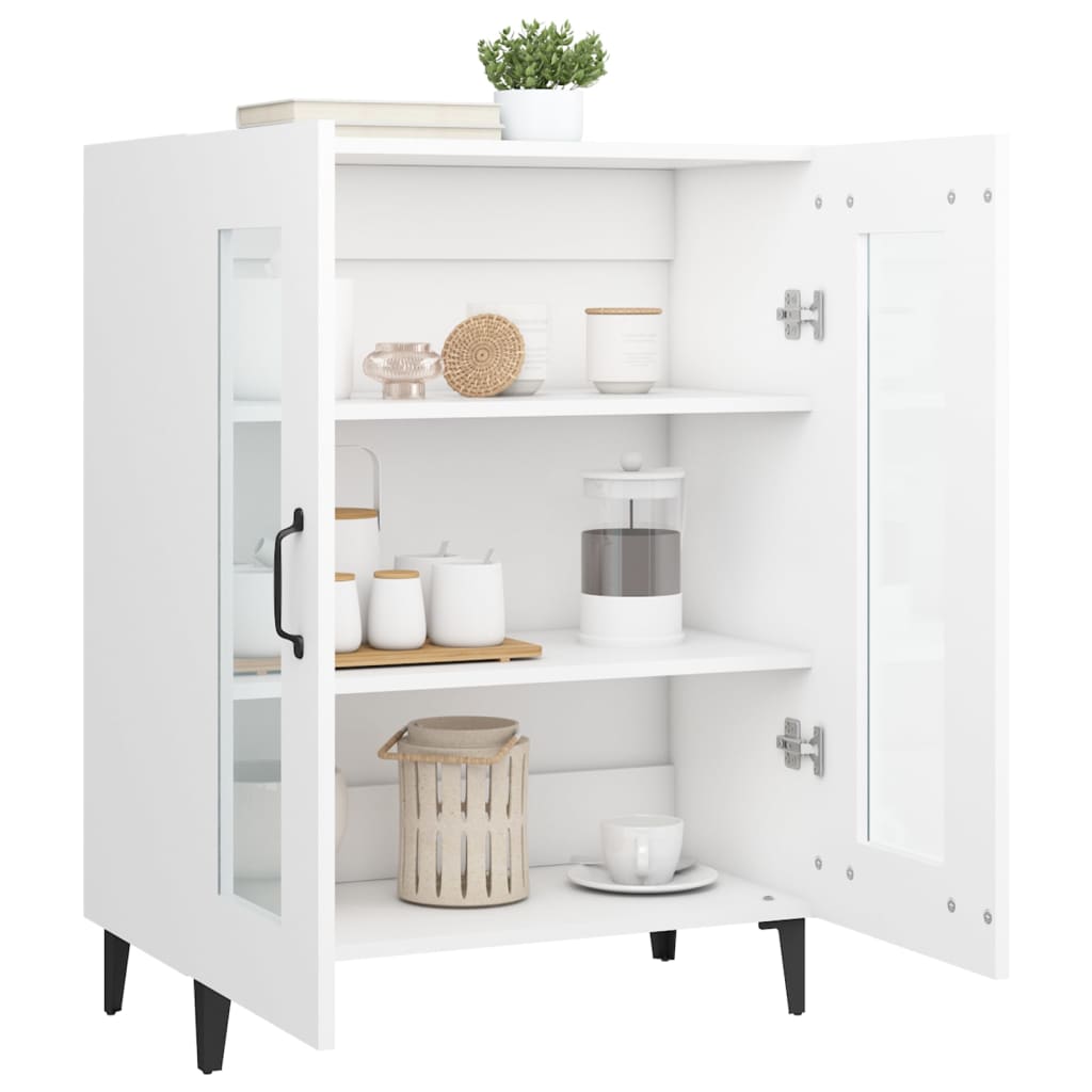 vidaXL Buffet blanc 69,5x34x90 cm bois d'ingénierie