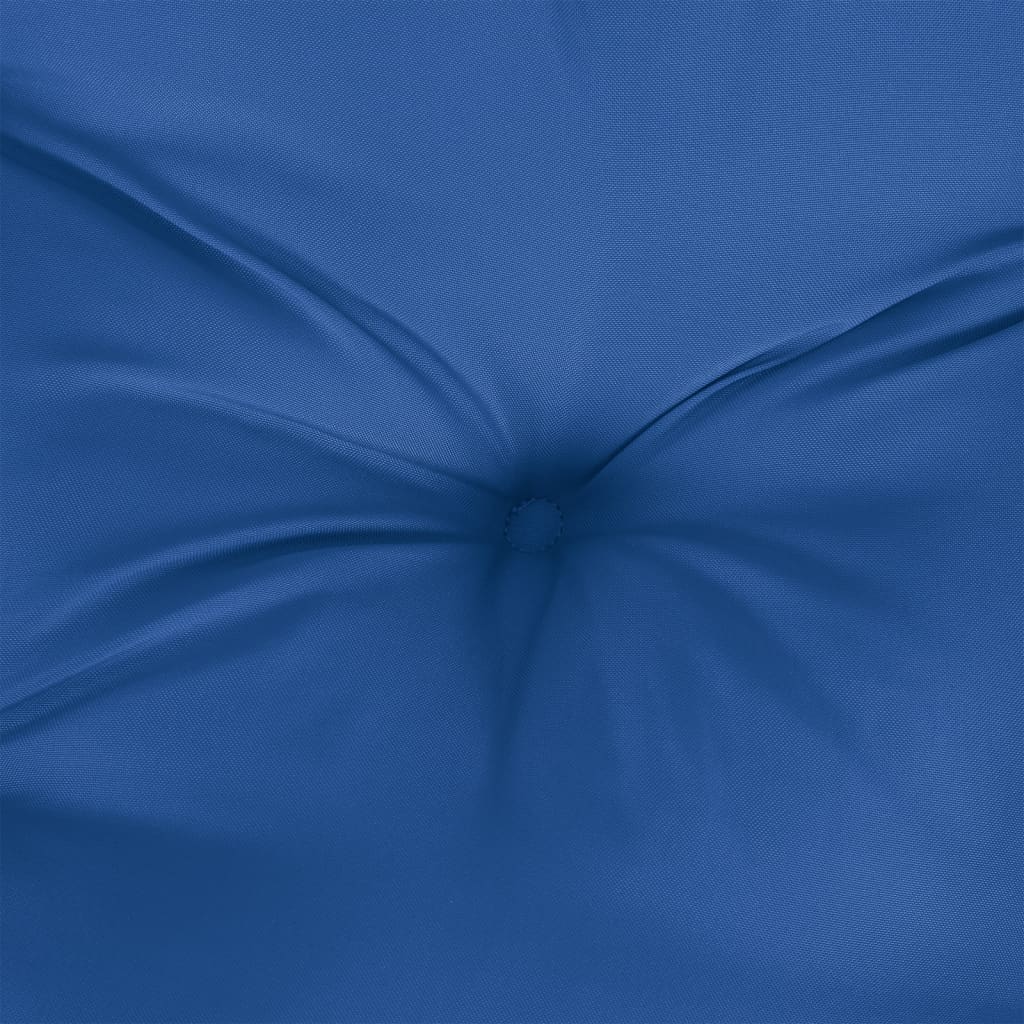 vidaXL Coussins de banc jardin lot de 2 bleu 120x50x7 cm tissu Oxford