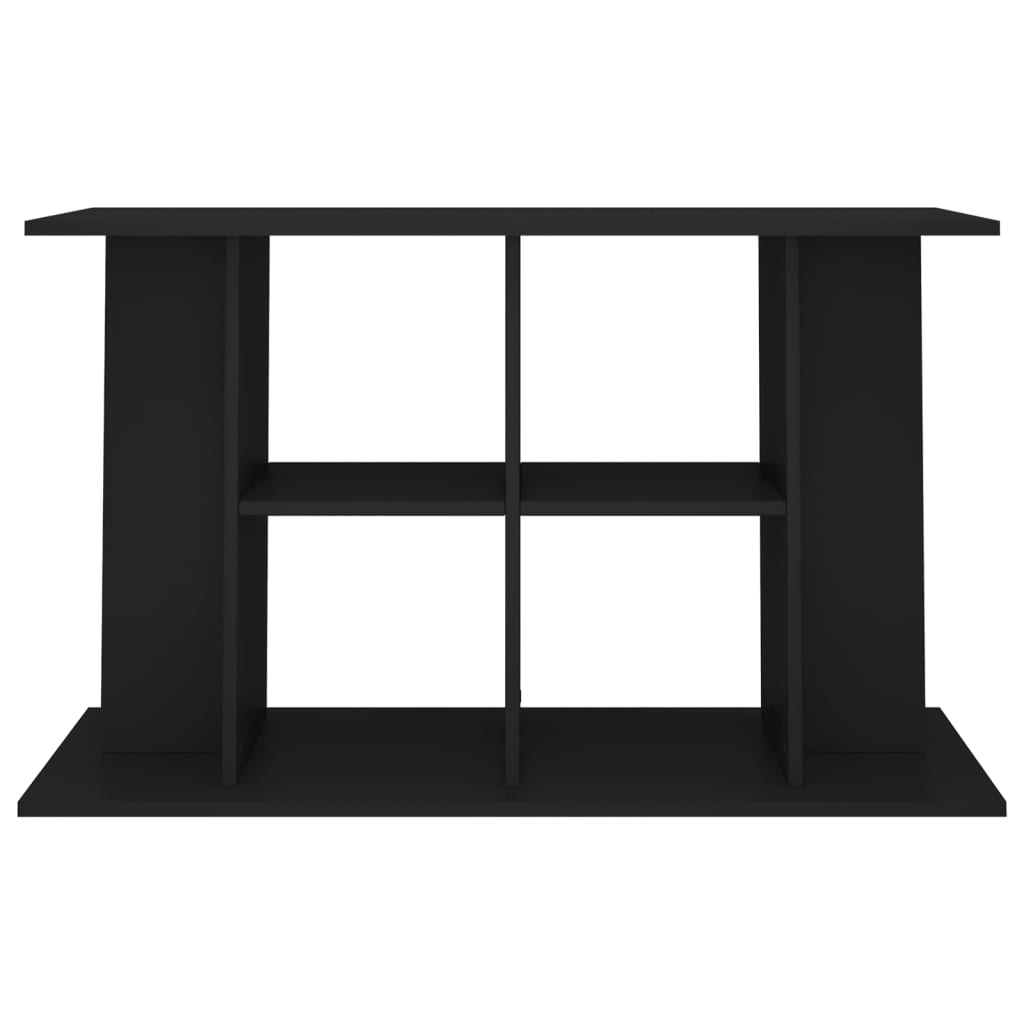 vidaXL Support pour aquarium noir 100x40x60 cm bois d'ingénierie