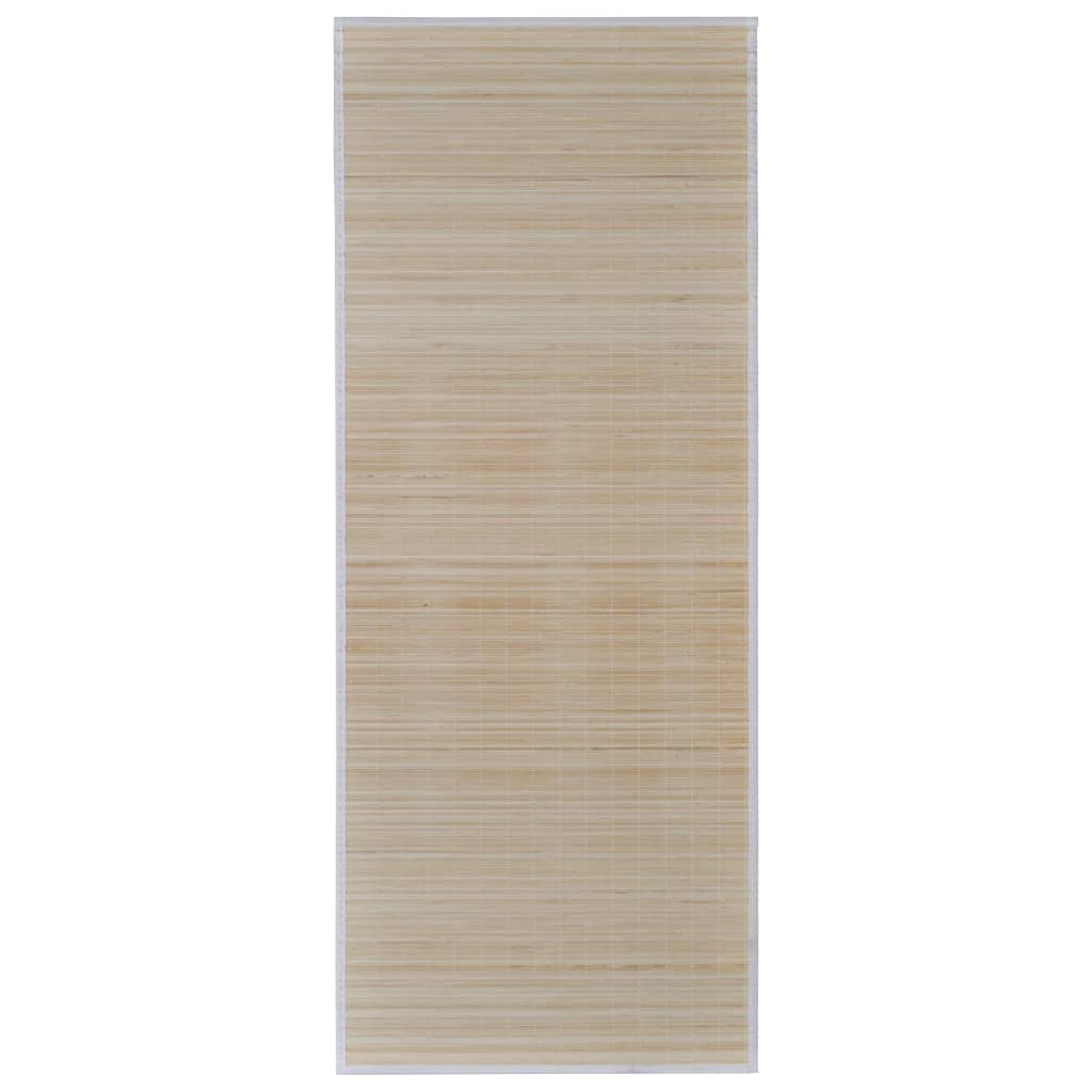 vidaXL Tapis rectangulaires Bambou naturel 2 pcs 120x180 cm