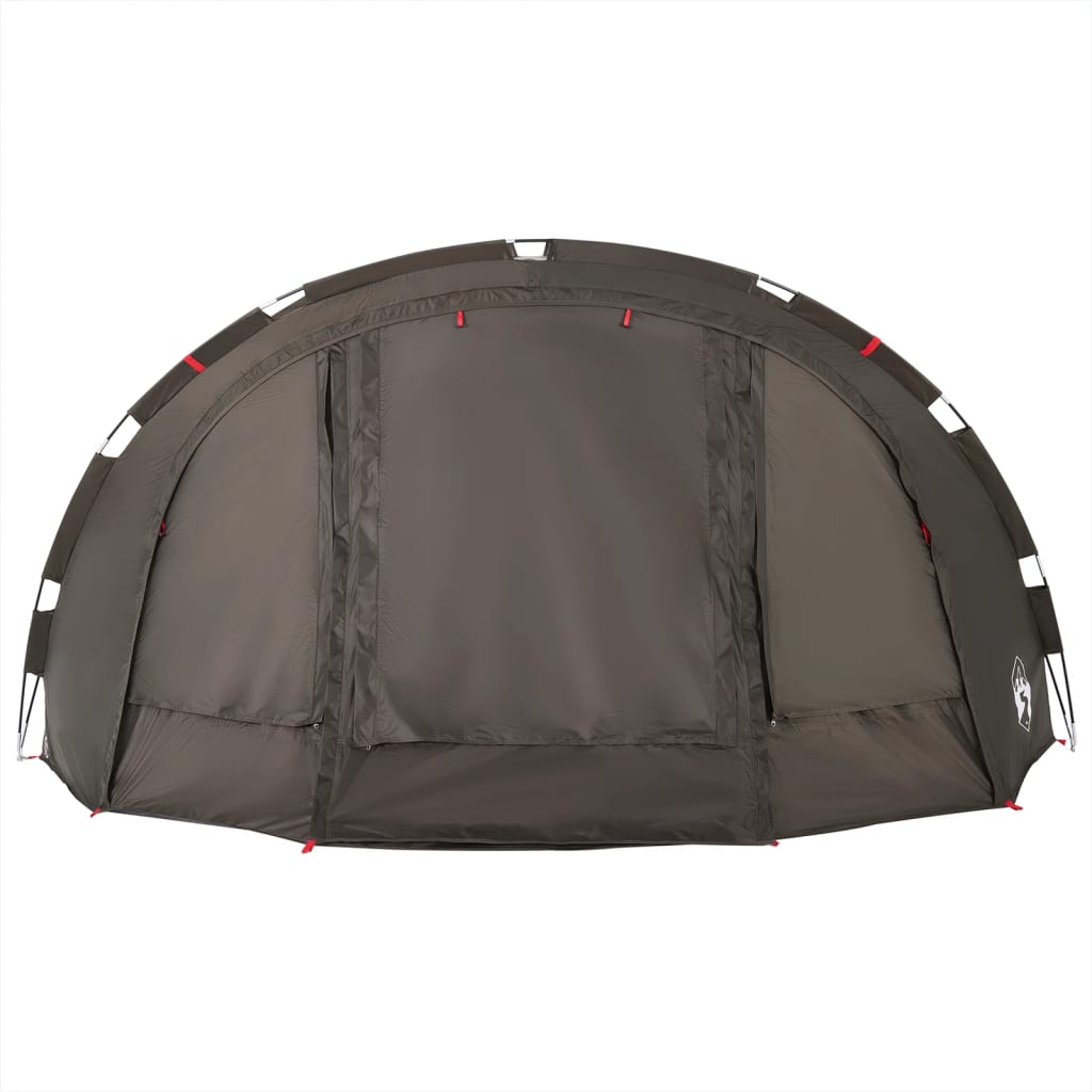 vidaXL Tente de pêche 4 personnes marron imperméable