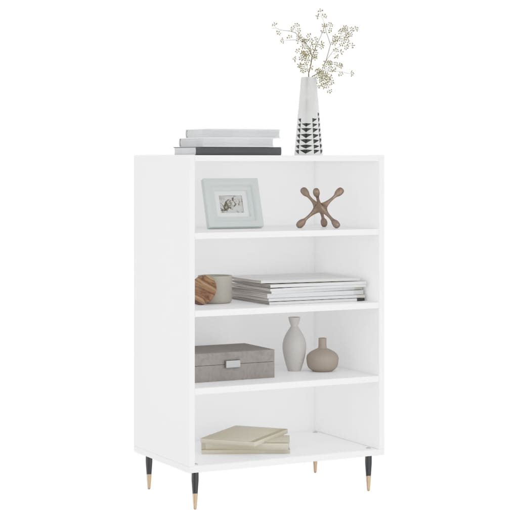 vidaXL Buffet haut blanc 57x35x90 cm bois d'ingénierie