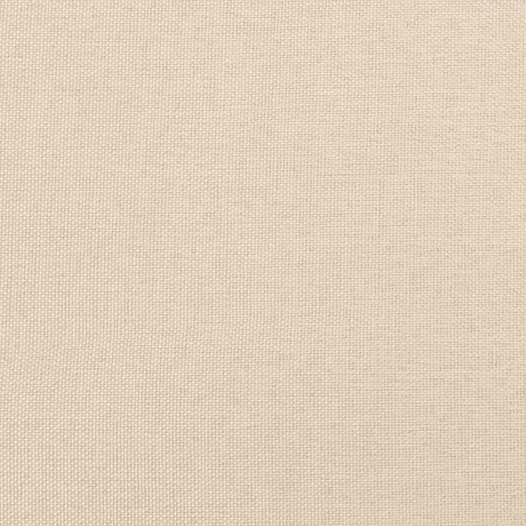 vidaXL Sommier à lattes de lit avec matelas Crème 80x200 cm Tissu