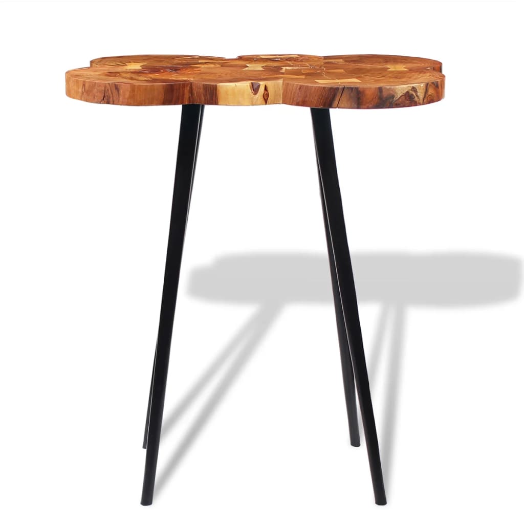 vidaXL Table de bar Bois d'acacia massif 90x60x110 cm