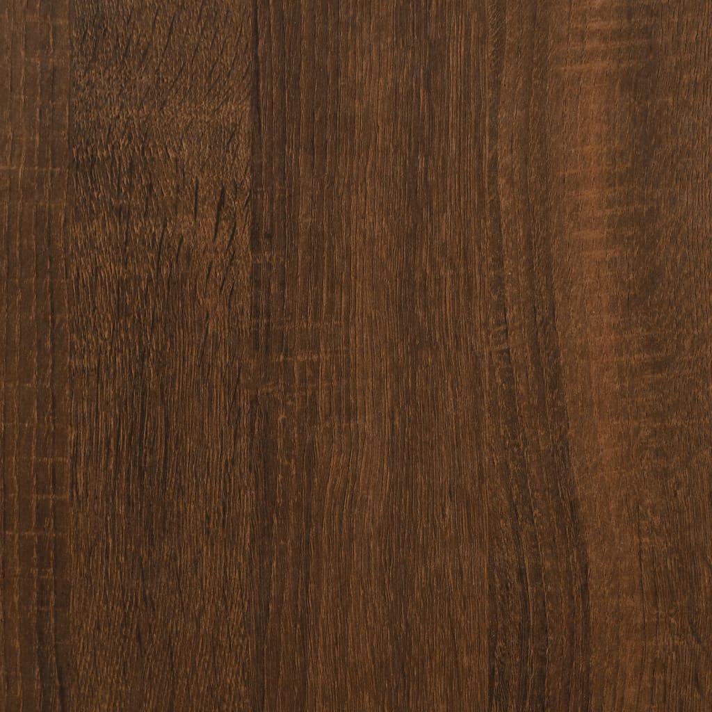 vidaXL Table basse chêne marron 40x40x55 cm bois d'ingénierie