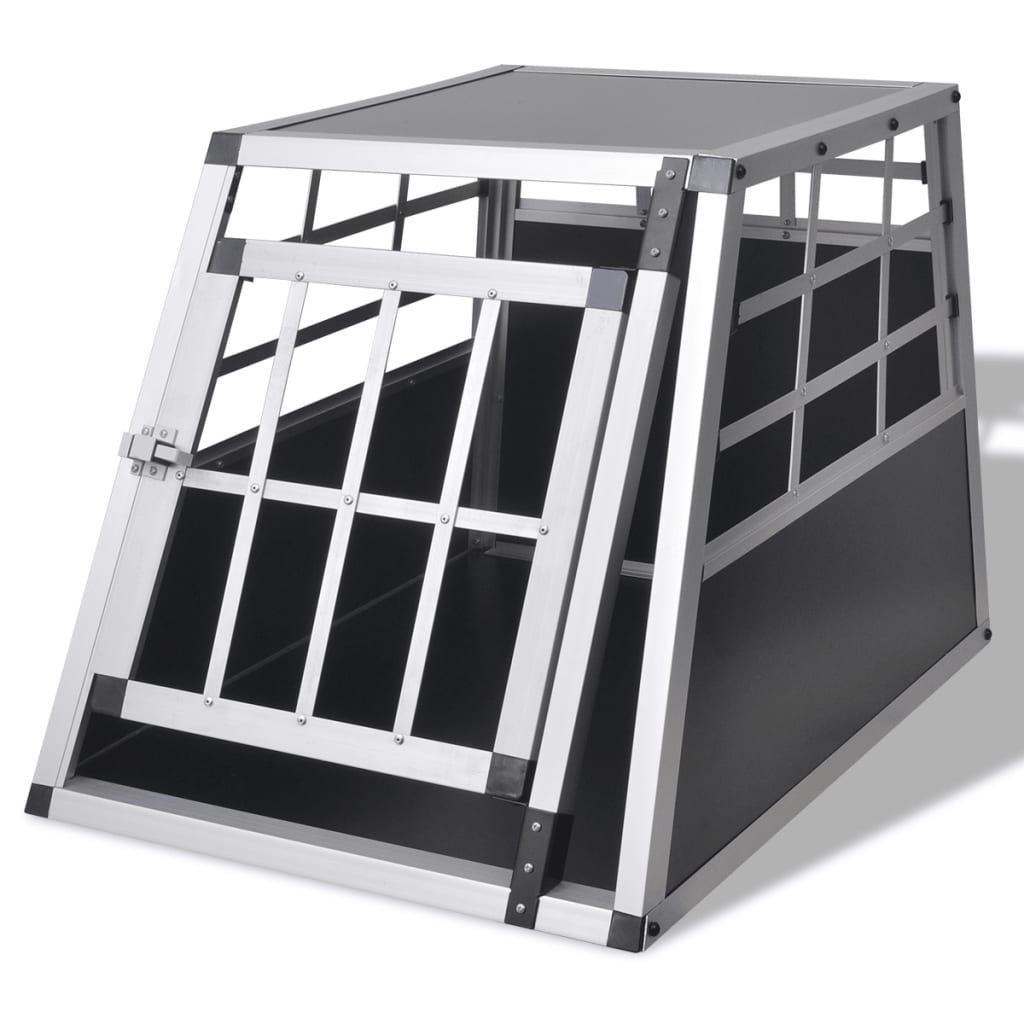 vidaXL Cage de transport pour chiens S Aluminium