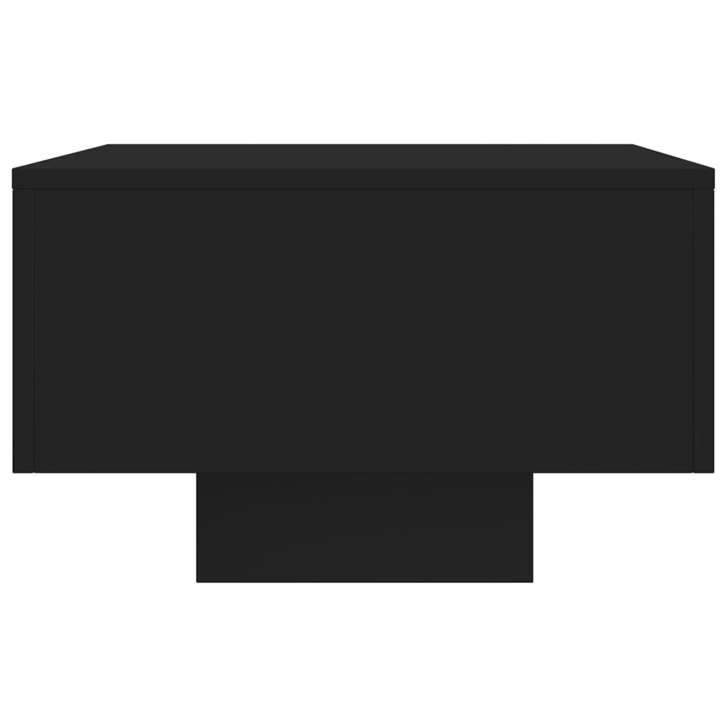 vidaXL Table basse noir 100x49,5x31 cm bois d'ingénierie