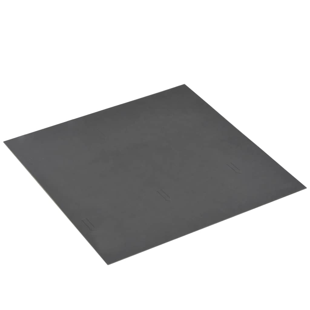 vidaXL Dalles de plancher PVC autoadhésif 5,11 m² noir avec motif