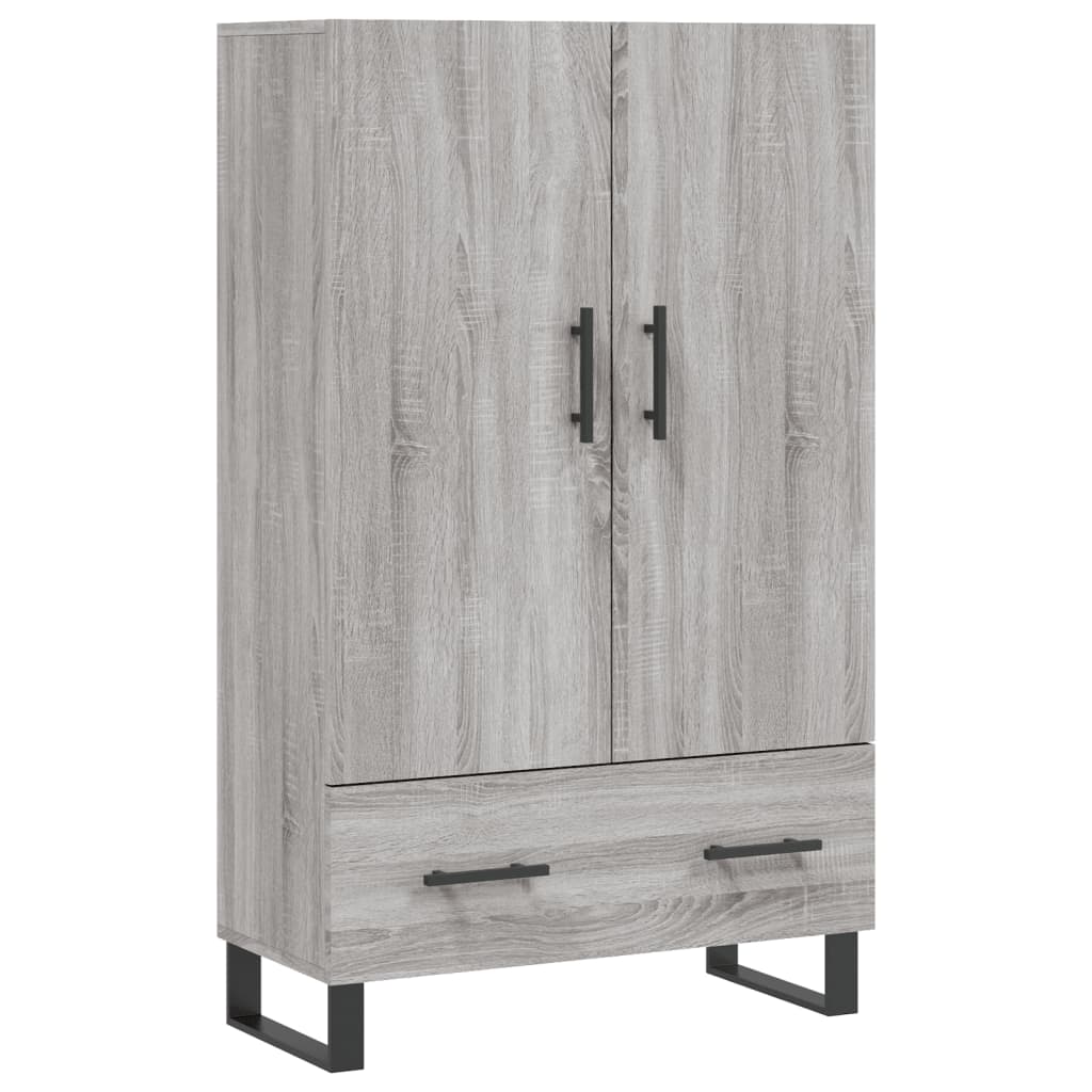 vidaXL Buffet haut sonoma gris 69,5x31x115 cm bois d'ingénierie