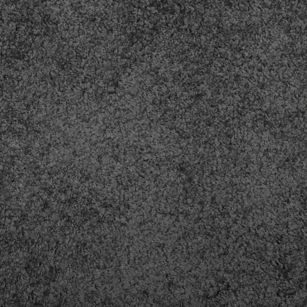 vidaXL Tapis shaggy PAMPLONA poils longs moderne anthracite 100x200 cm