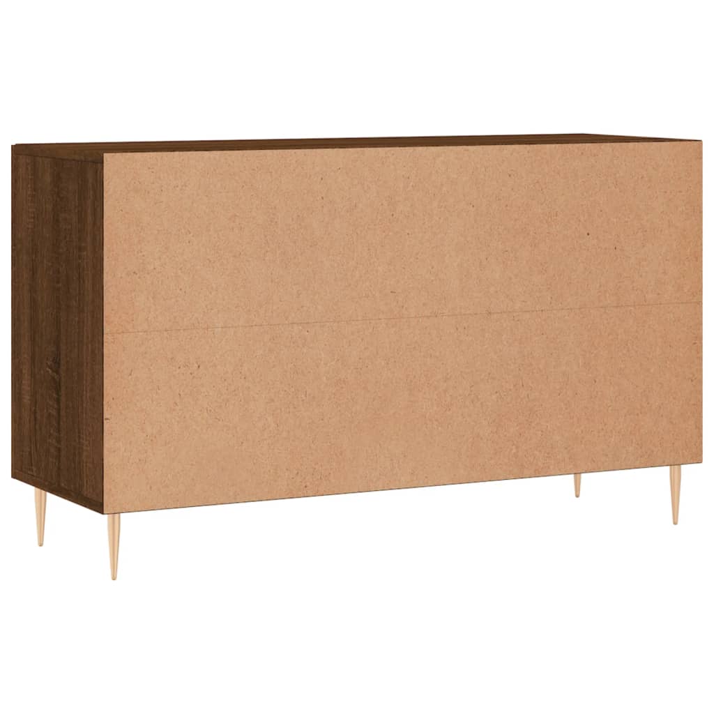 vidaXL Buffet chêne marron 100x36x60 cm bois d'ingénierie