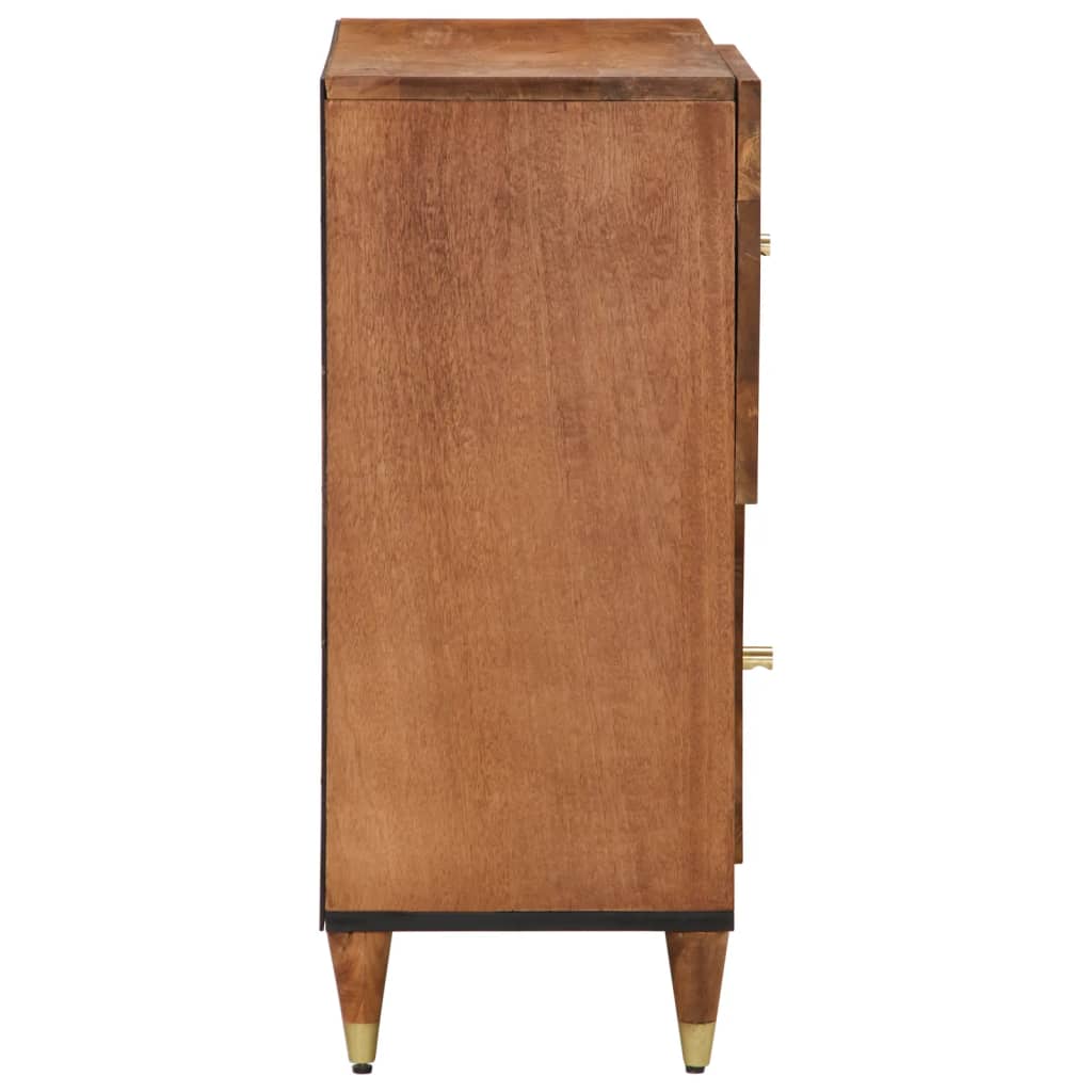 vidaXL Armoire latérale 80x33x75 cm bois massif de manguier