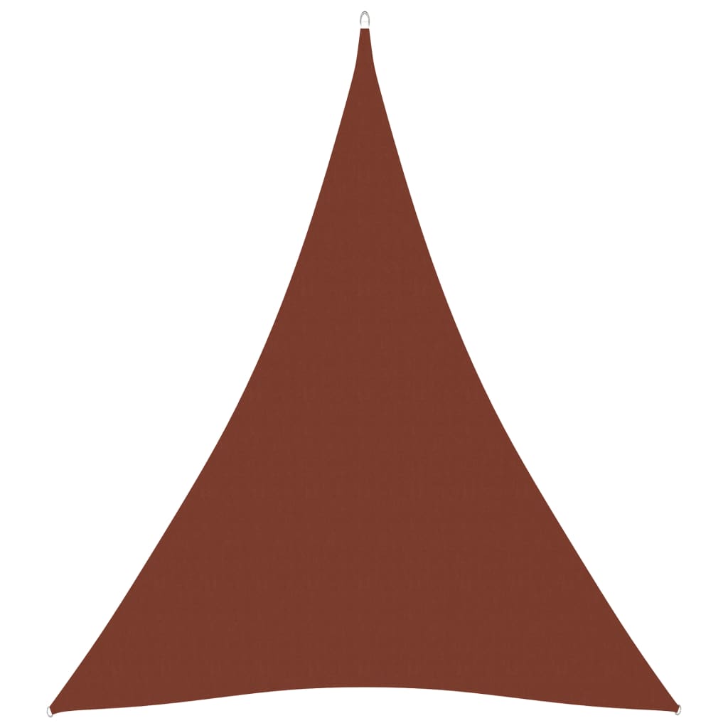 vidaXL Voile de parasol tissu oxford triangulaire 3x4x4 m terre cuite