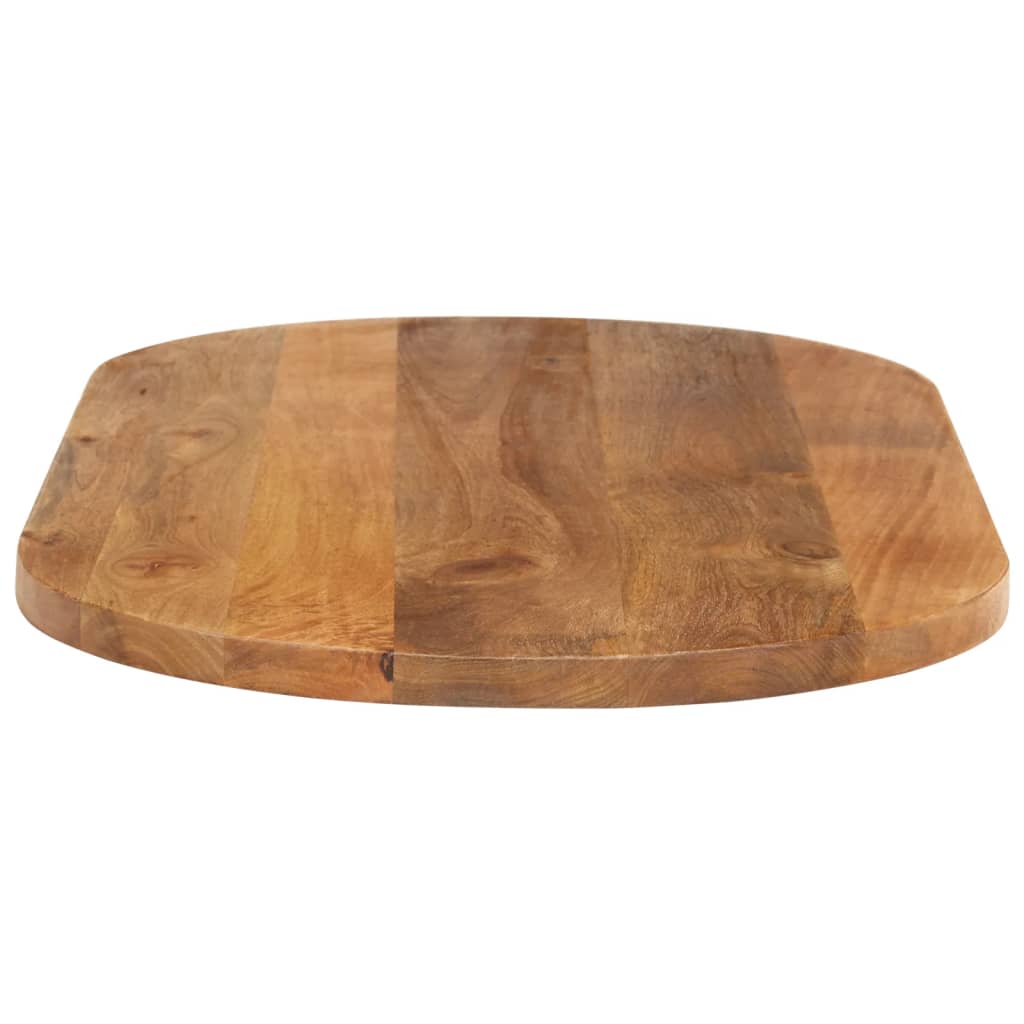 vidaXL Dessus de table 90x40x3,8 cm ovale bois massif de manguier