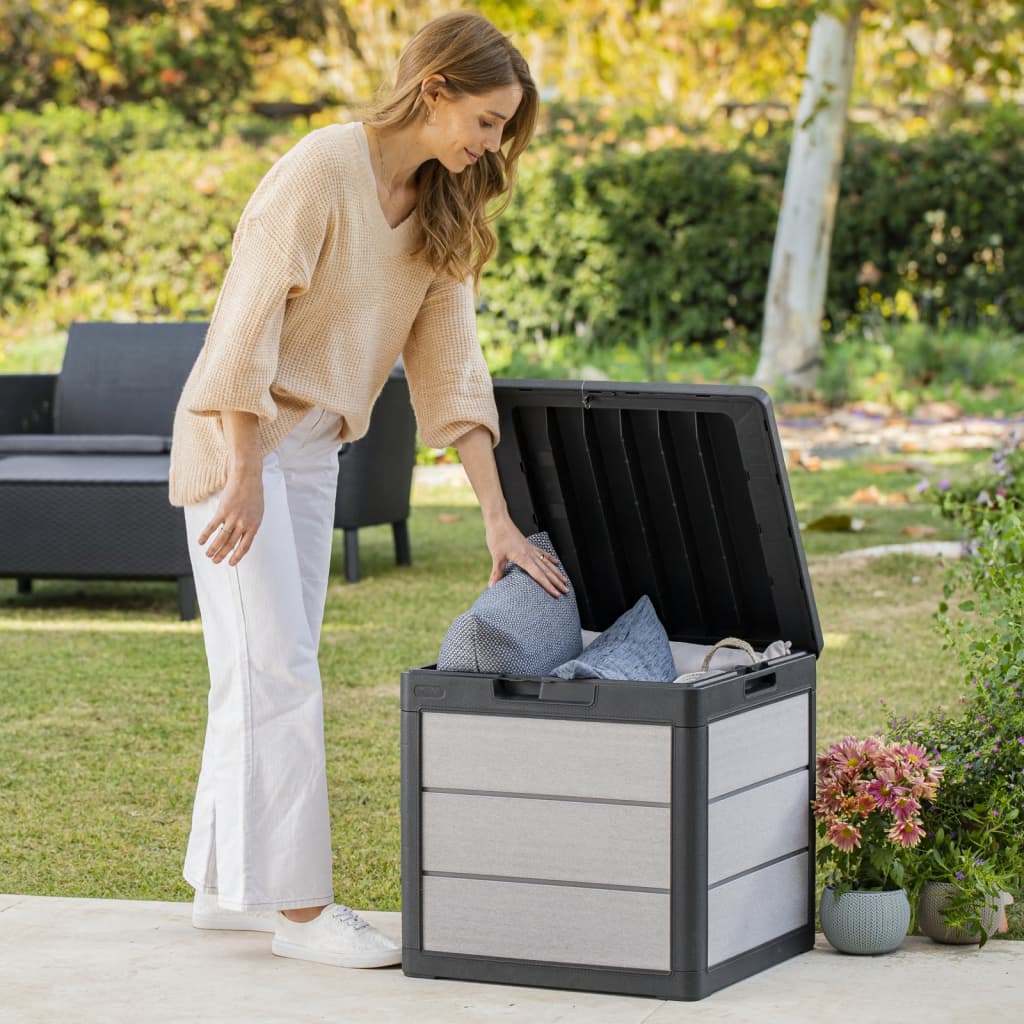 Keter Boîte de rangement de jardin Denali 113 L Anthracite