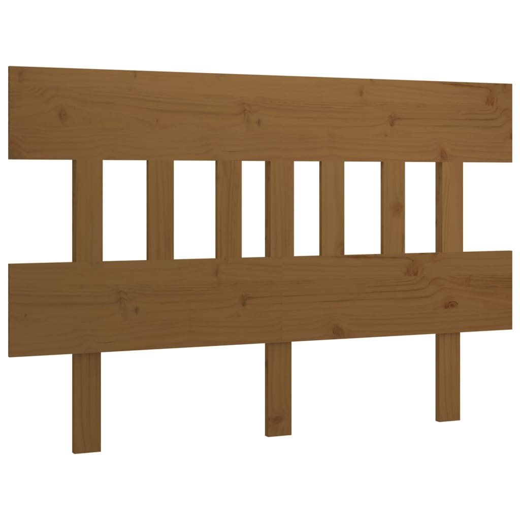 vidaXL Tête de lit Marron miel 183,5x3x81 cm Bois massif de pin