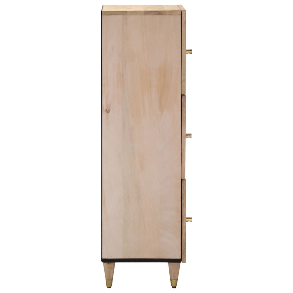 vidaXL Buffet 40x33x110 cm bois de manguier massif