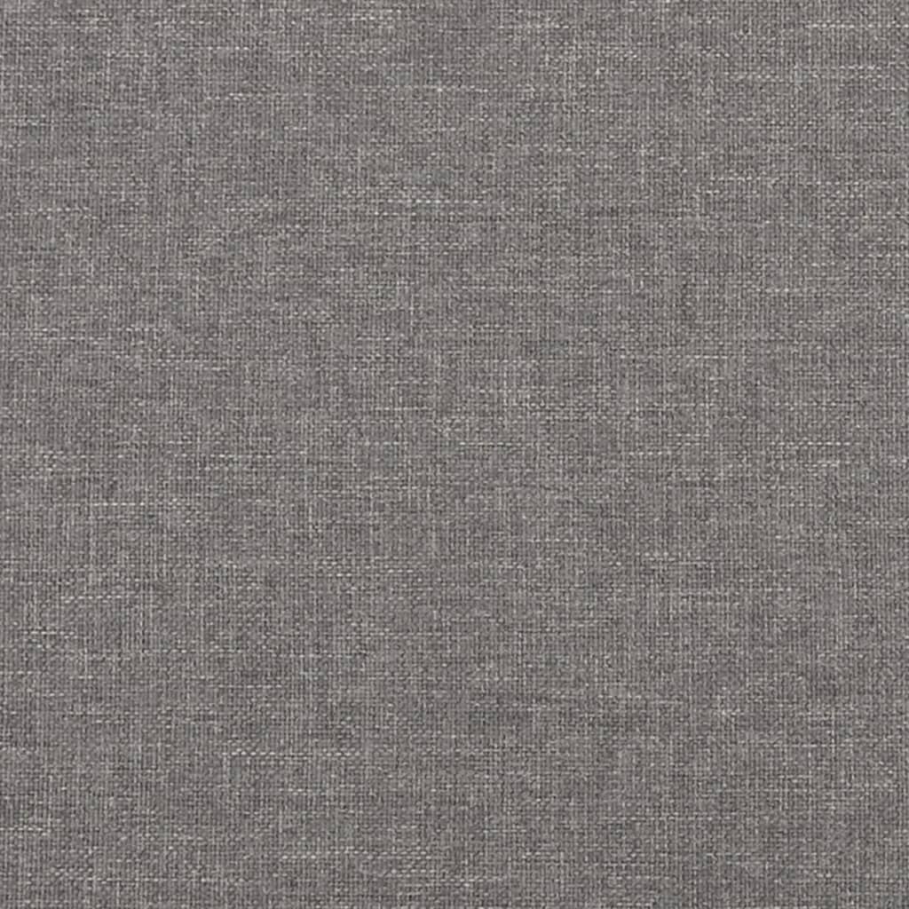 vidaXL Canapé à 2 places Gris clair 120 cm Tissu