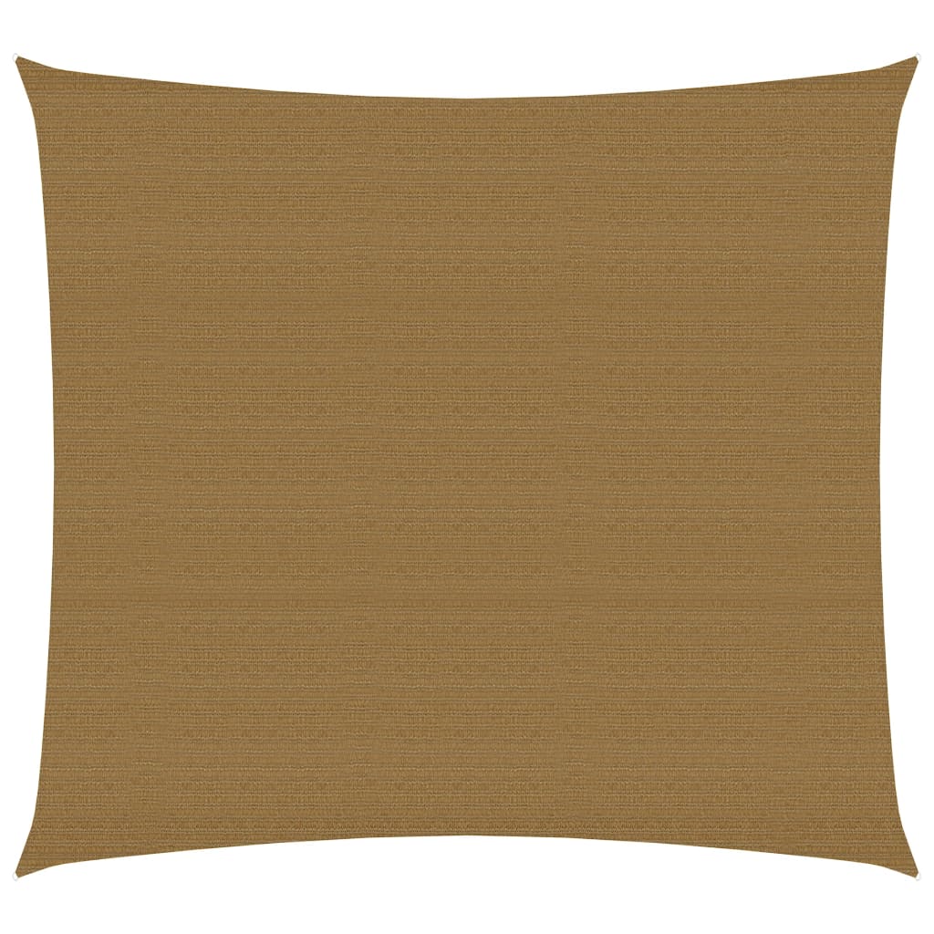 vidaXL Voile d'ombrage 160 g/m² Taupe 2,5x2,5 m PEHD