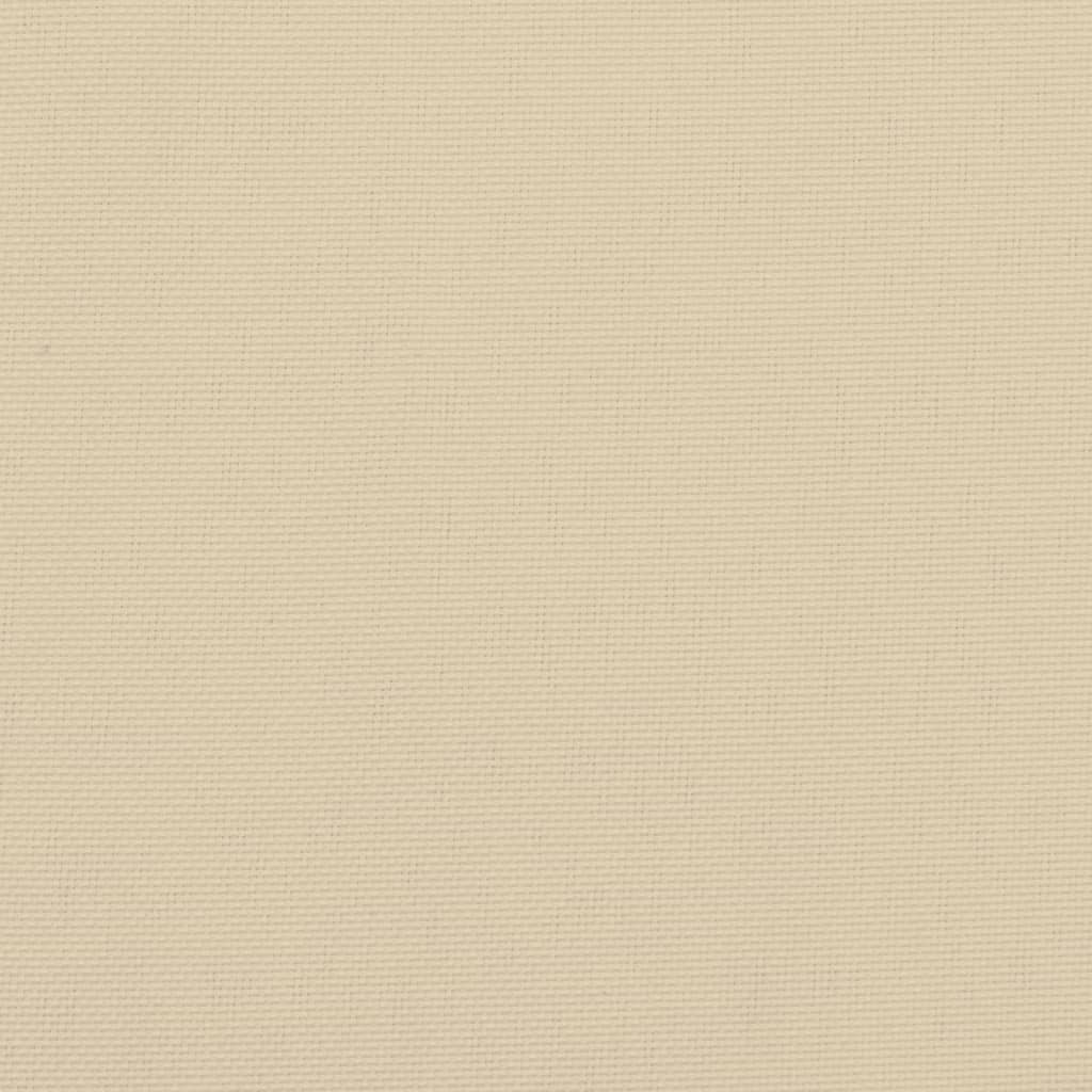 vidaXL Coussin de banc de jardin beige 100x50x7 cm tissu oxford