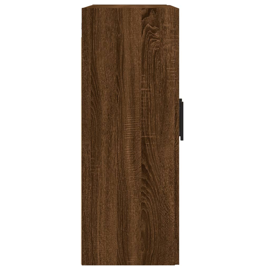 vidaXL Armoire murale chêne marron 69,5x34x90 cm bois d'ingénierie